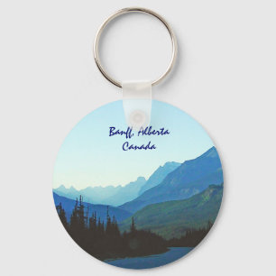 Banff Jasper Blue Keychain