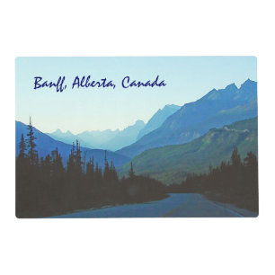 Banff Jasper Blue Laminated Placemat