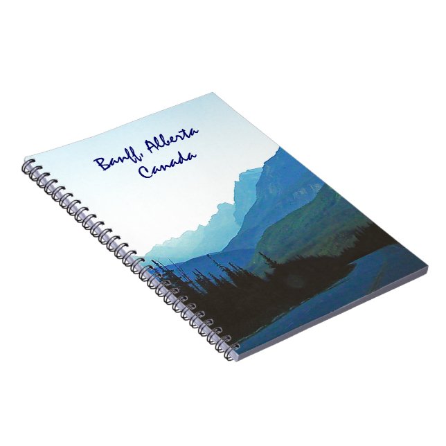 Banff Jasper Blue Notebook (Right Side)