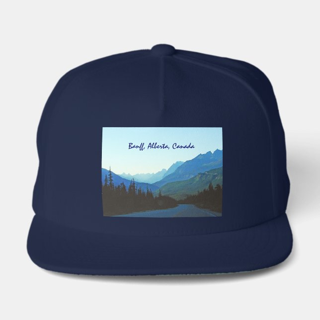 Banff Jasper Blue Snap Back Hat (Front)