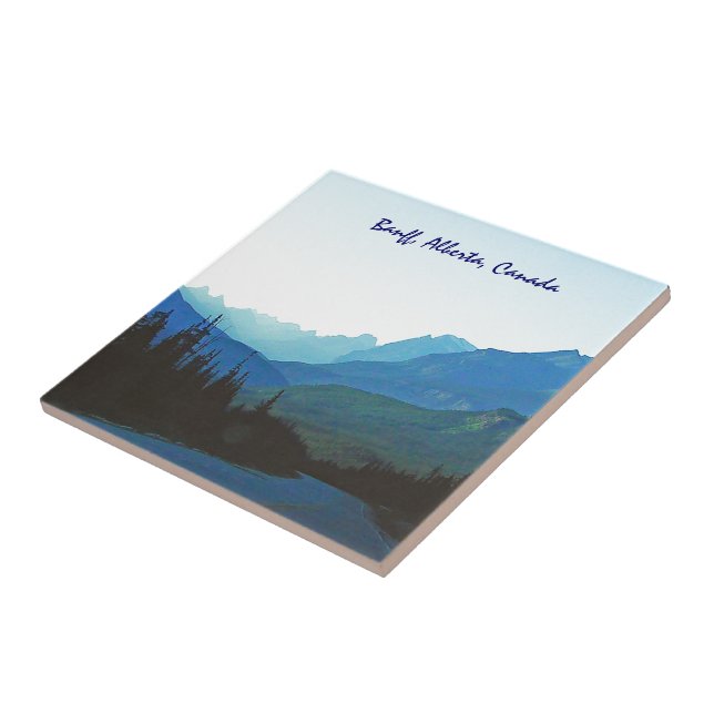 Banff Jasper Blue Tile (Side)