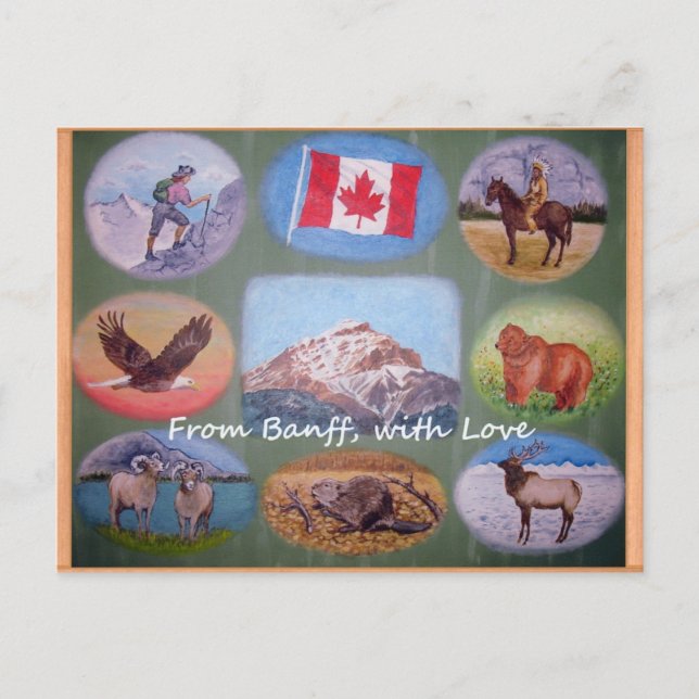 Banff Lodging Postcard (Front)