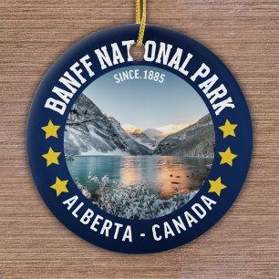 Banff National Park Alberta Canada Ceramic Ornament