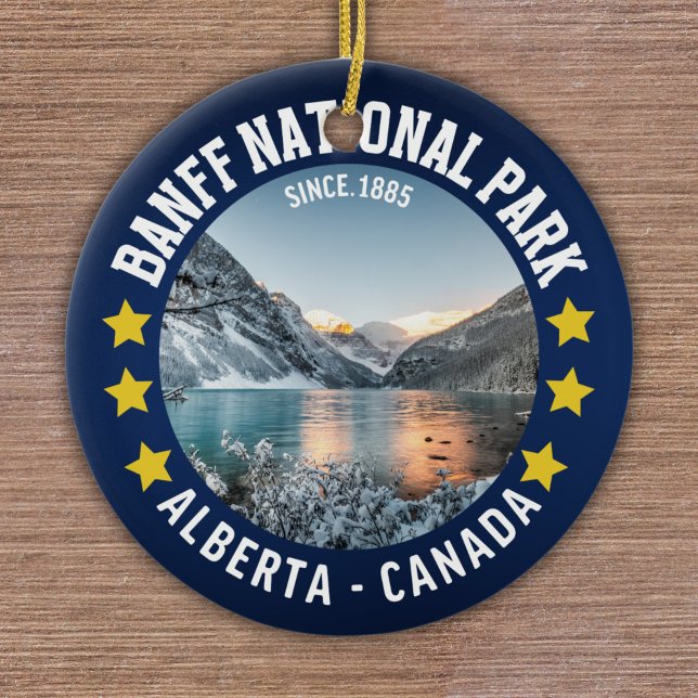 Banff National Park Alberta Canada Ceramic Ornament (Creator Uploaded)