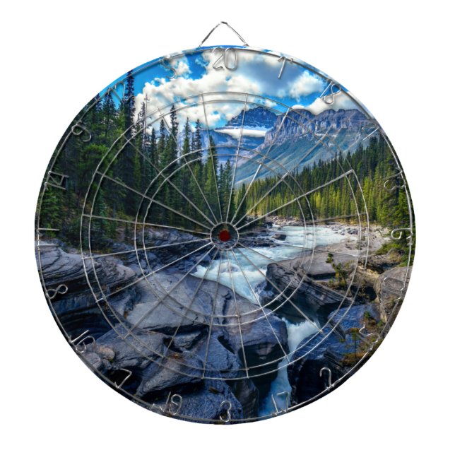 Banff National Park Alberta Canada Dart Board (Front)