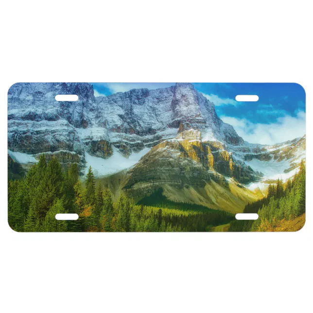 Mountain Front License Plate