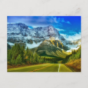 Banff National Park, Alberta Canada Mountains  Postcard