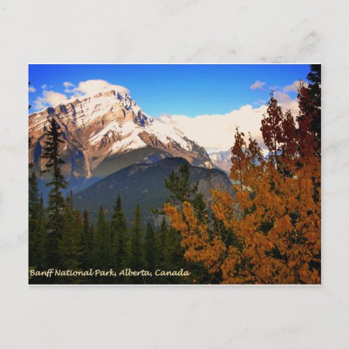 Banff National Park Alberta Canada Rockies Postcard