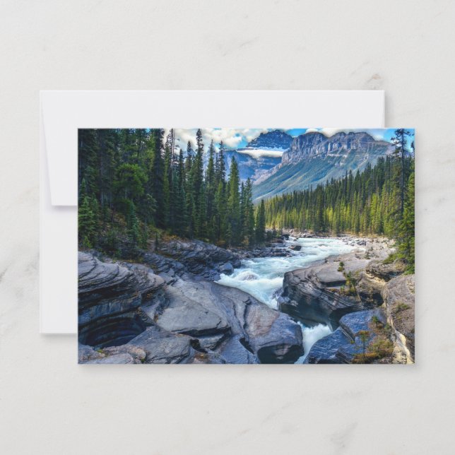 Banff National Park Alberta Canada Thank You Card (Front)