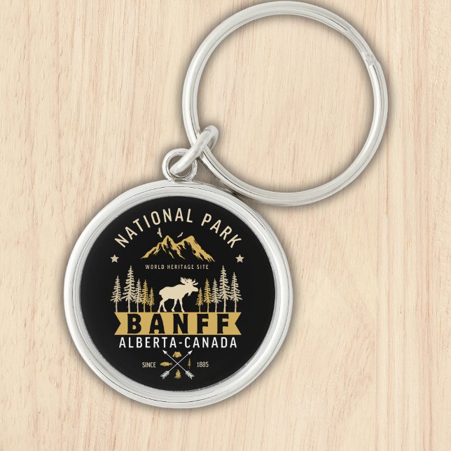 Banff National Park Beautiful Landscape Keychain (Creator Uploaded)