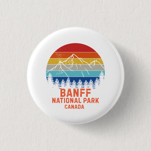 Banff National Park Button (Front)