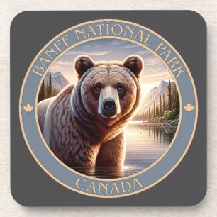 Banff National Park Canada Beverage Coaster