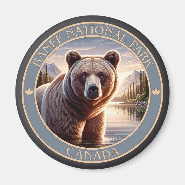 Banff National Park Canada Magnet (Front)