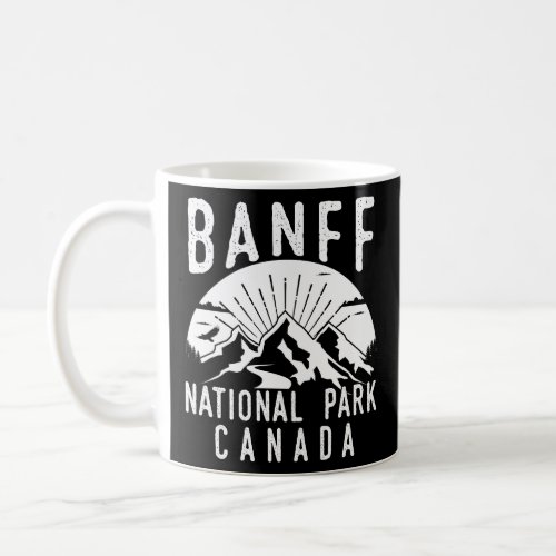 Banff National Park Canada Mountain Hiker  Coffee Mug