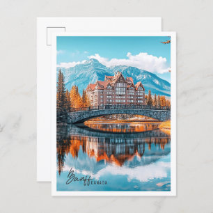 Banff National Park Canada the beautiful place Postcard