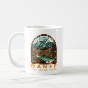 Banff National Park Canada Travel Vintage Coffee Mug