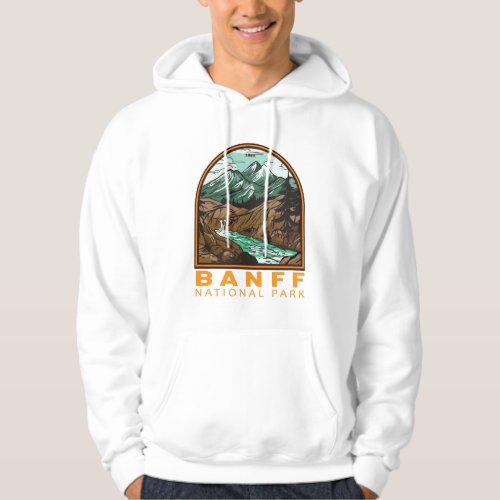 Banff National Park Canada Travel Vintage Hoodie