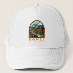 Banff National Park Canada Travel Vintage Trucker Hat