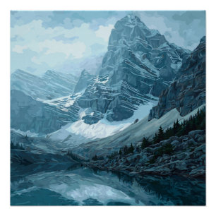 Banff National Park Canada Vintage Travel Poster