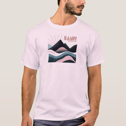 Banff National Park Colored Hills T_Shirt