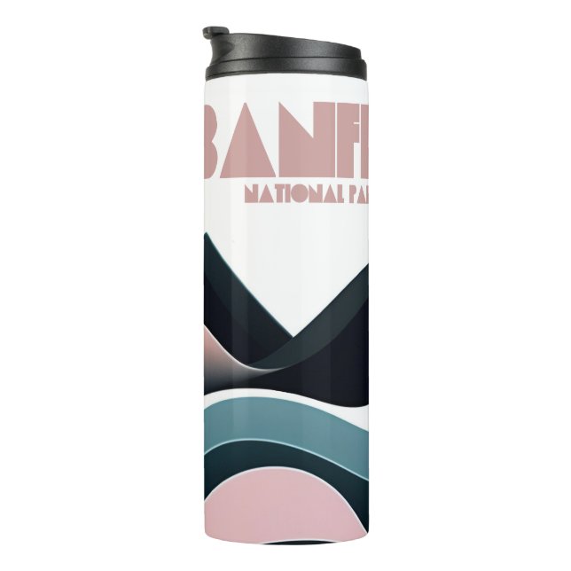 Banff National Park Colored Hills Thermal Tumbler (Rotated Right)