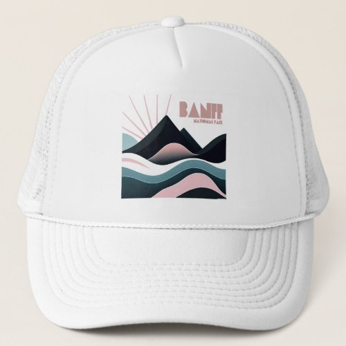 Banff National Park Colored Hills Trucker Hat