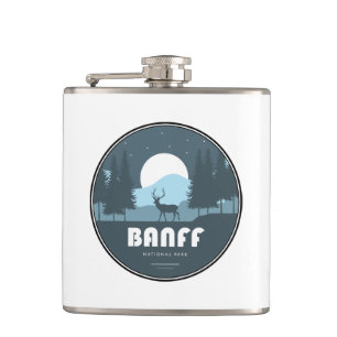 Banff National Park Deer Flask
