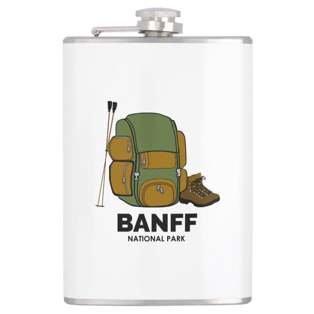 Banff National Park Flask (Front)