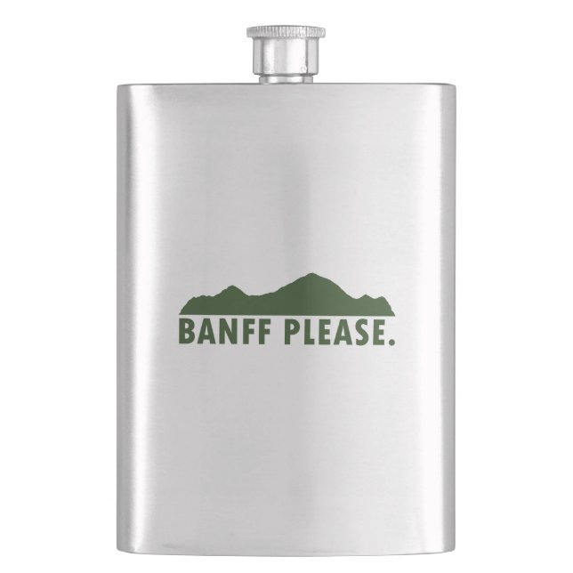 Banff National Park Flask (Front)