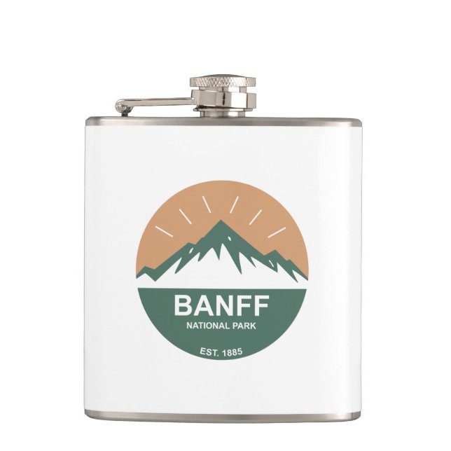 Banff National Park Flask (Front)