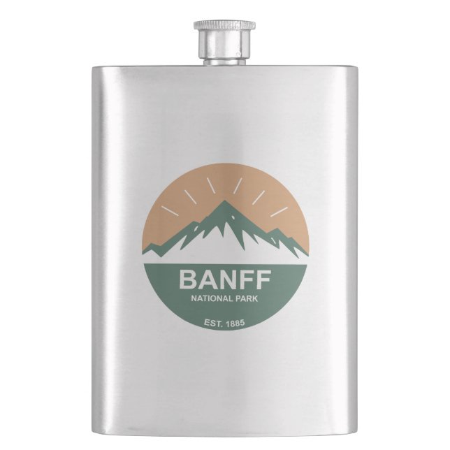 Banff National Park Flask (Front)