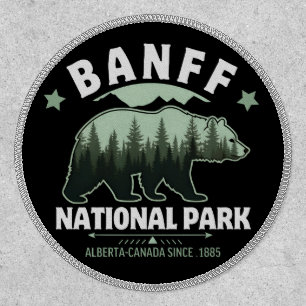 Banff National Park Forest Bear Design Patch
