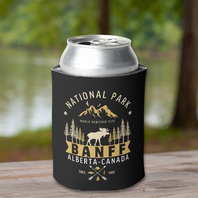 Banff National Park Forest Landscape Can Cooler (Creator Uploaded)