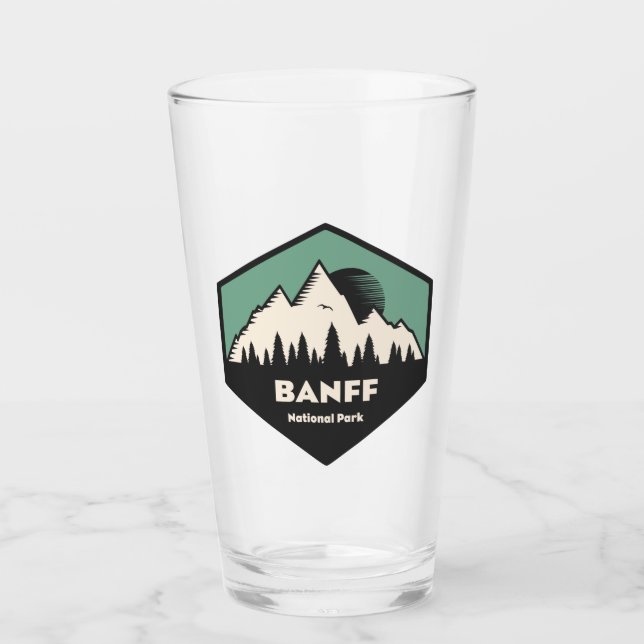 Banff National Park Glass (Front)