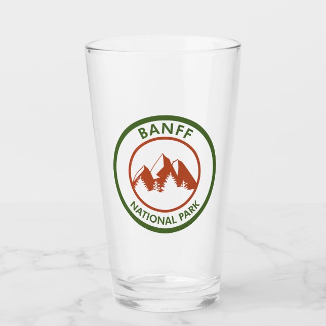 Banff National Park Glass (Front)