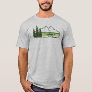Banff National Park Green Stripes T-Shirt