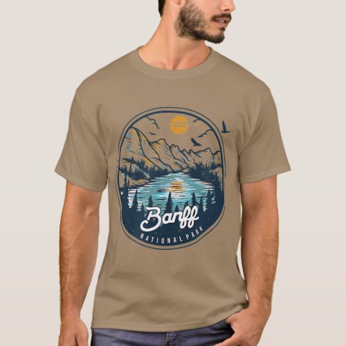 Banff National Park Hiking Souvenir Giftable T_Shirt