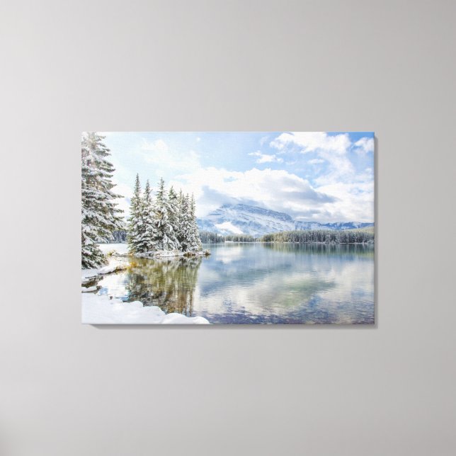 Banff National Park in Winter Canvas Print (Front)