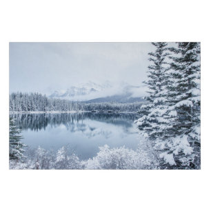 Banff National Park in Winter Faux Canvas Print