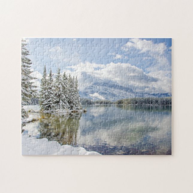 Banff National Park in winter Jigsaw Puzzle (Horizontal)