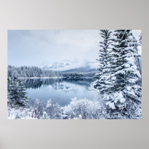 Banff National Park in Winter Poster