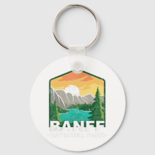 Banff National Park Lake Louise Canada Vintage  Keychain