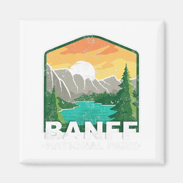 Banff National Park Lake Louise Canada Vintage  Magnet (Front)