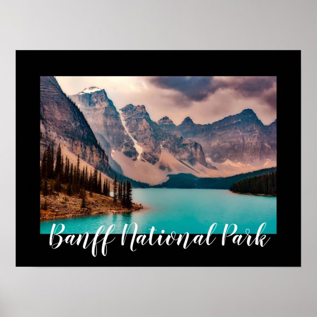 Banff National Park Lake Poster (Front)
