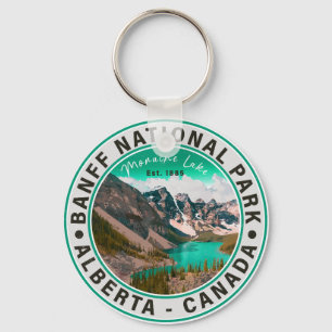 Banff National Park Moraine Lake Alberta Canada Keychain