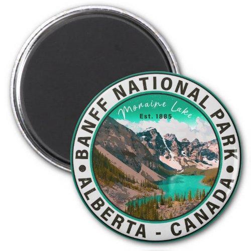 Banff National Park Moraine Lake Alberta Canada Magnet