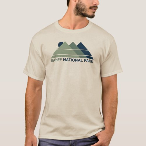 Banff National Park Mountain Sun T_Shirt