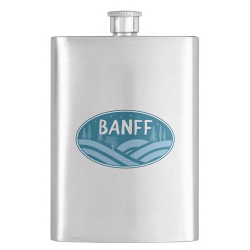 Banff National Park Outdoors Flask