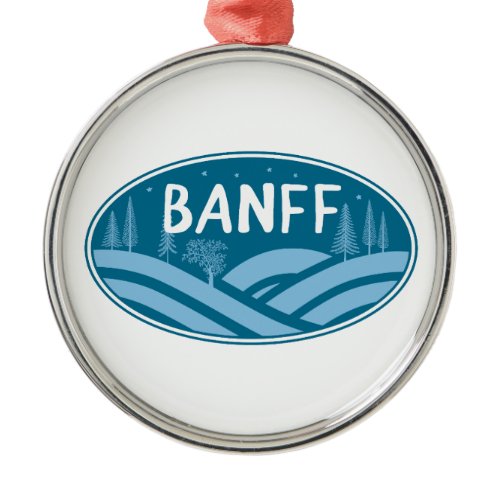 Banff National Park Outdoors Metal Ornament
