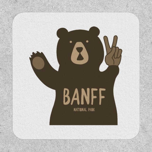 Banff National Park Peace Bear Patch (Front)